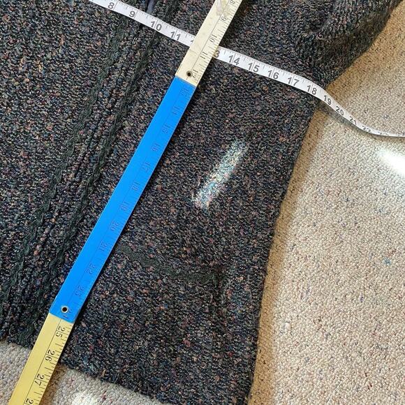 Sag Harbor Vintage Multicolor Tweed Style Blazer Jacket Women 12 Academia Preppy - Picture 2 of 8